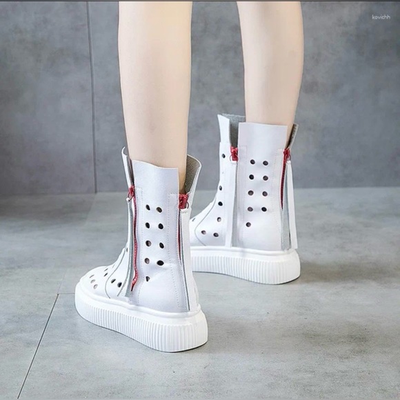 Boots from the cowhide, size 8 - Picture 4 of 7